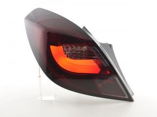 OPEL CORSA D  3D ΦΑΝΑΡΙΑ ΠΙΣΩ LED KOKKINA-MAYPA/RED-BLACK