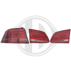VW PASSAT TYPE 3C ΦΑΝΑΡΙΑ ΠΙΣΩ LED KOKKINA-ΦΥΜΕ/RED-TINTED